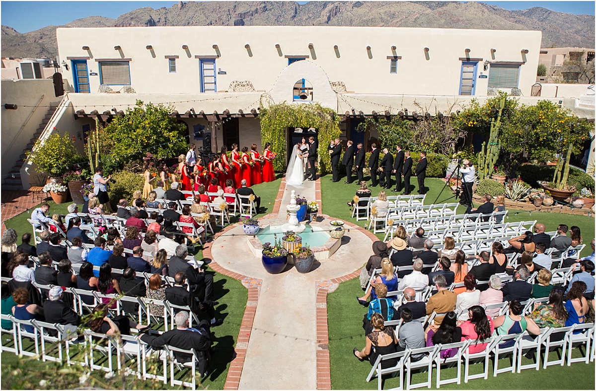 Hacienda Del Sol Ceremony, Tucson, Arizona